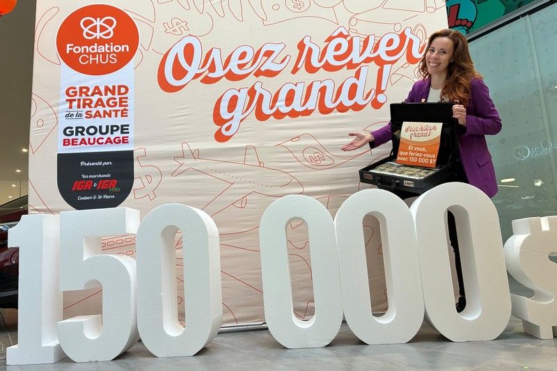 Un premier prix de 150,000$ pour le Grand tirage de la santé | Groupe Beaucage 2026